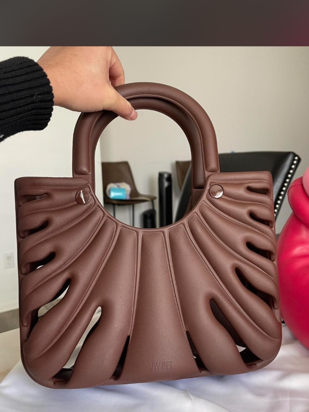 Jw pei brown tote bag
